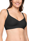 Womens Blissful Benefits Women's Underarm-Smoothing with Seamless Stretch Wireless Lightly Lined Comfort Bra