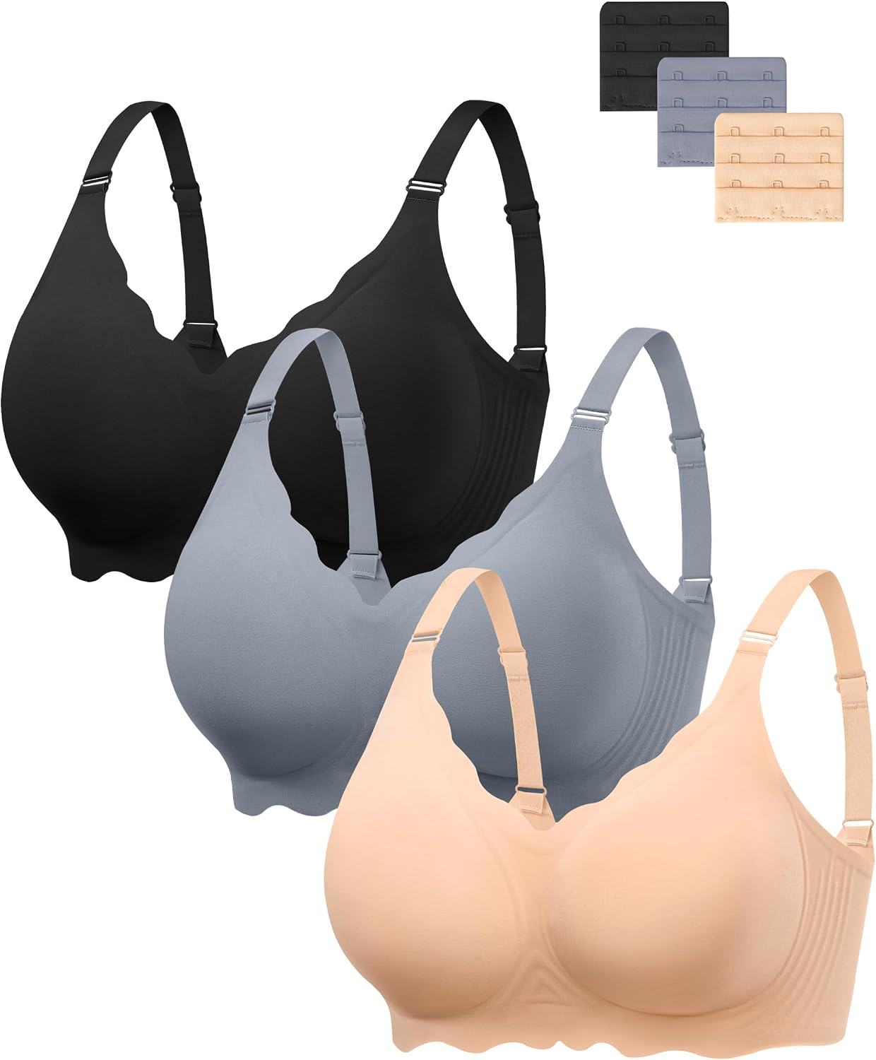 Women's Blissful Benefits Women's Super Soft Wireless Lightly Lined Comfort Bra