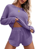 Women's Matching Loungewear Set with Pockets Comfortable Casual Sleepwear