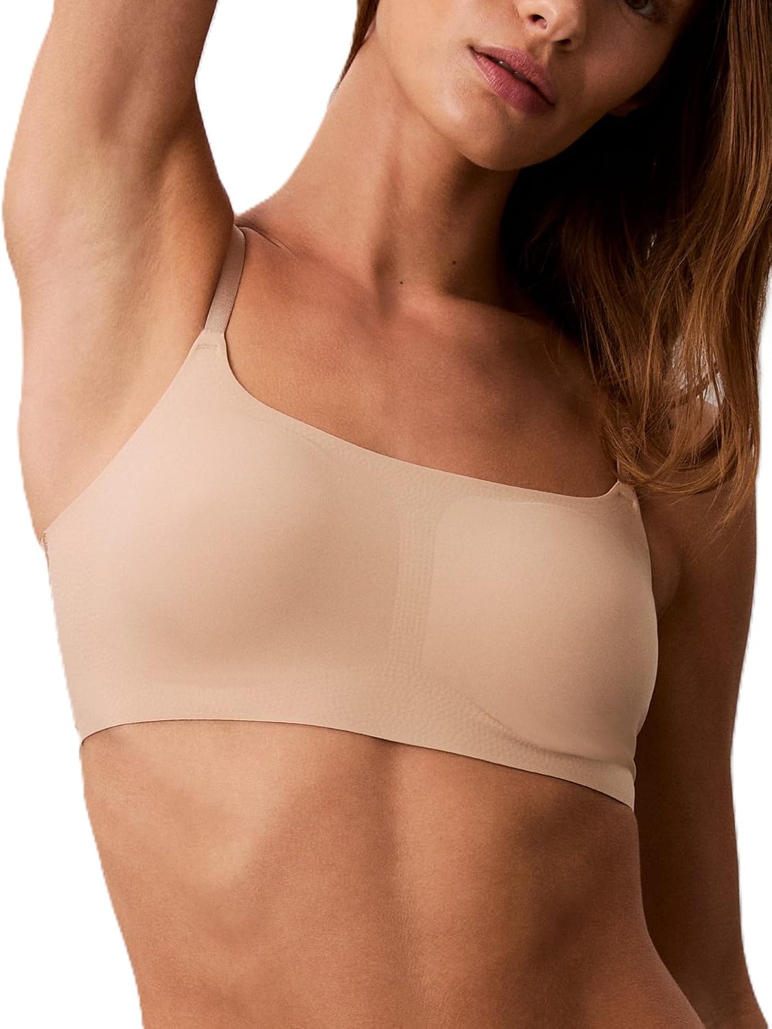 Women's  Comfort Seamless Adjustable Skinny Strap Bralette Bra